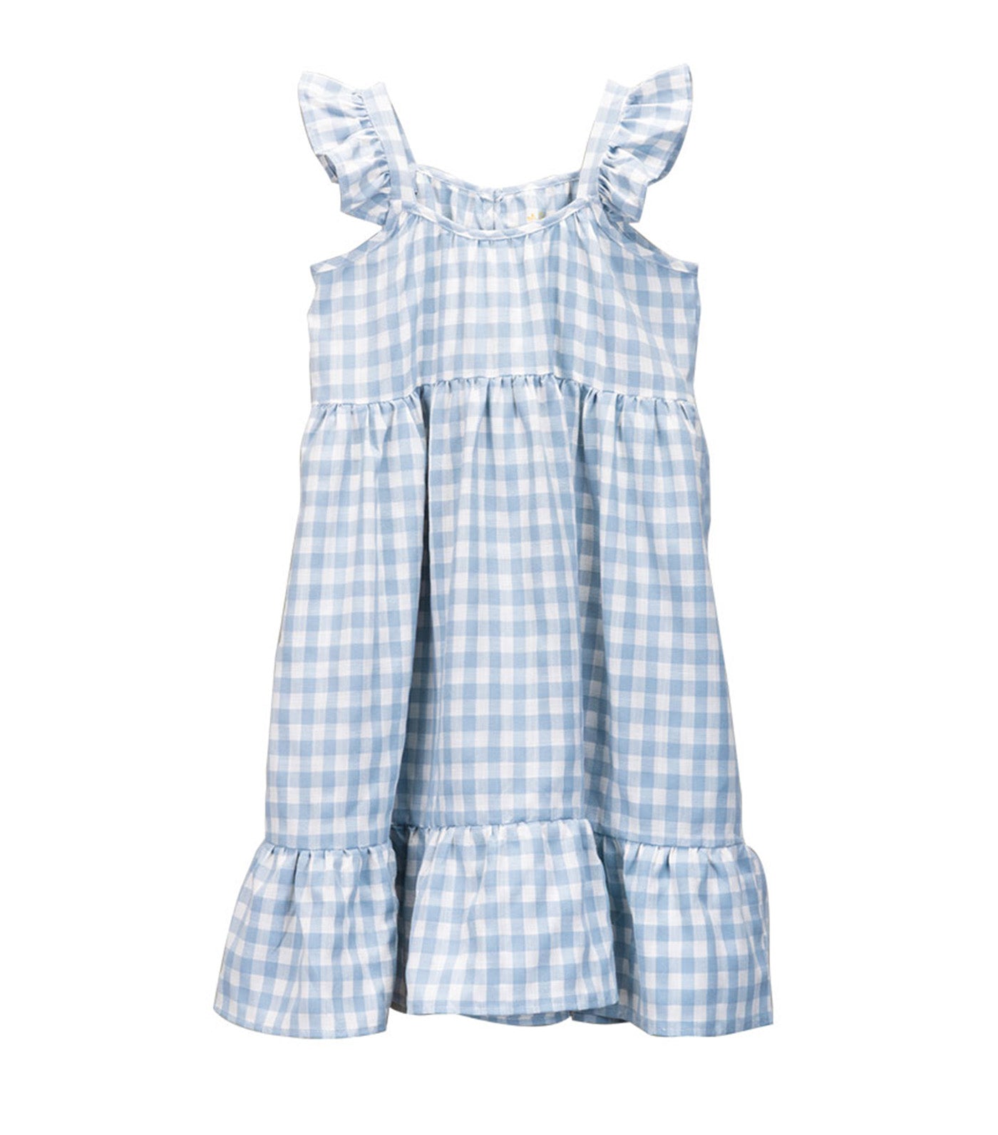 Move Rio Checkered Ruffle Dress