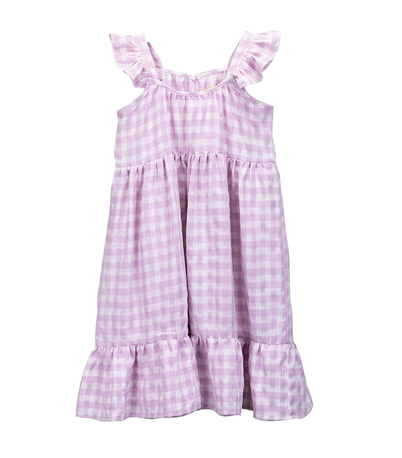 Move Rio Checkered Ruffle Dress