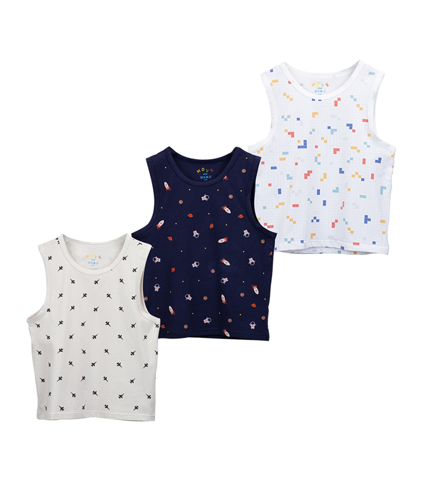 Move Cosmo Three-Pack Tank Top Multi