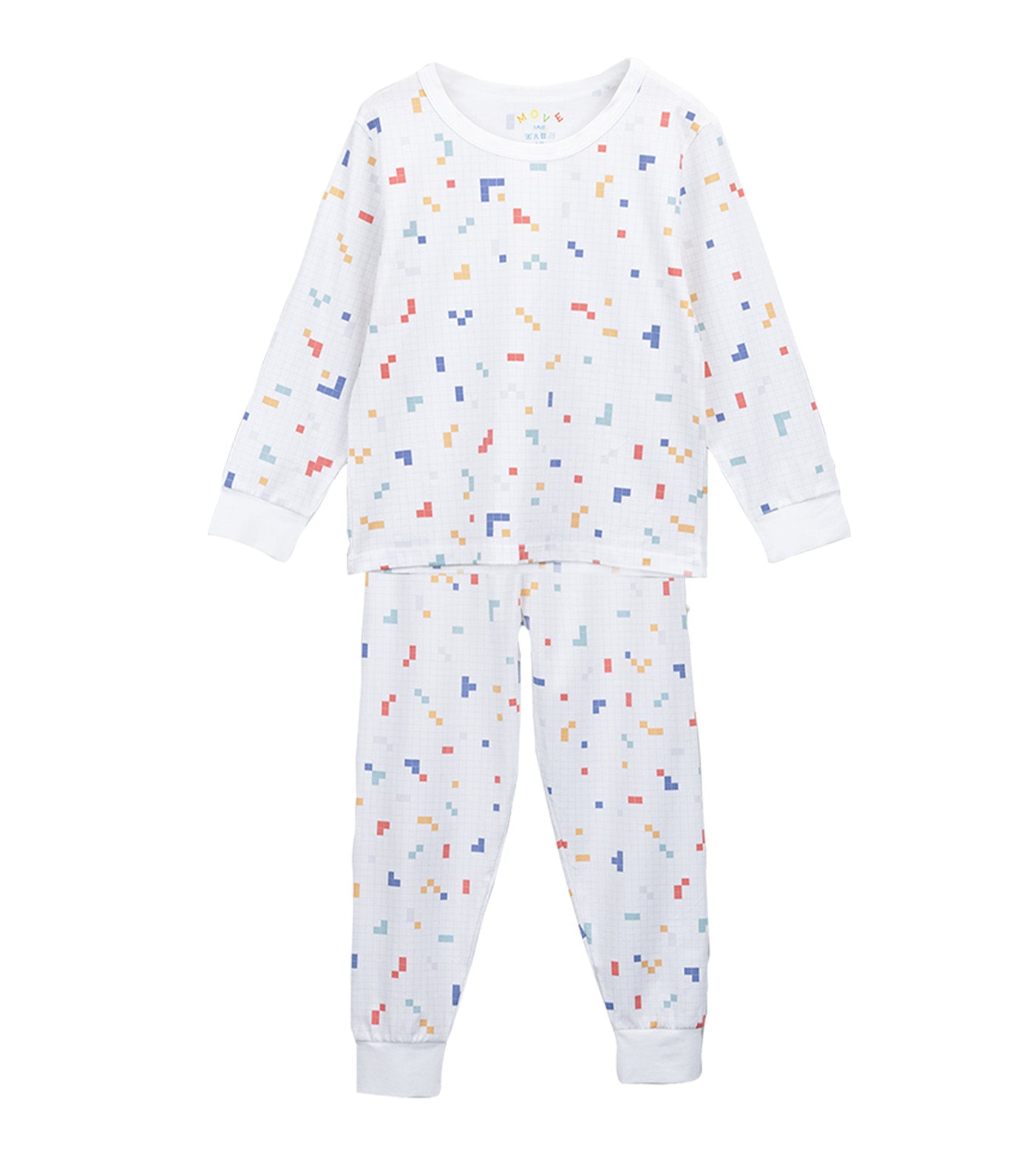 Move Pixel Two-Piece Longsleeve Pajama Set