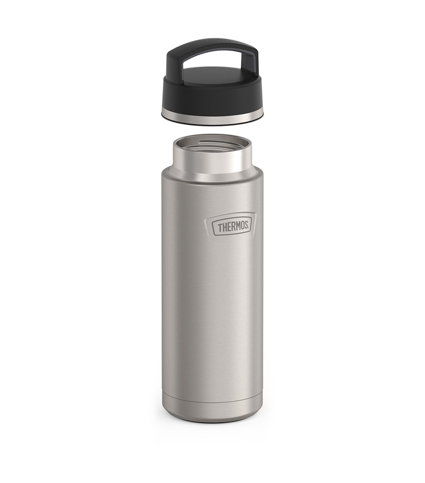 24oz (710ml) Icon™ Water Bottle with Screw Top Matte Stainless Steel