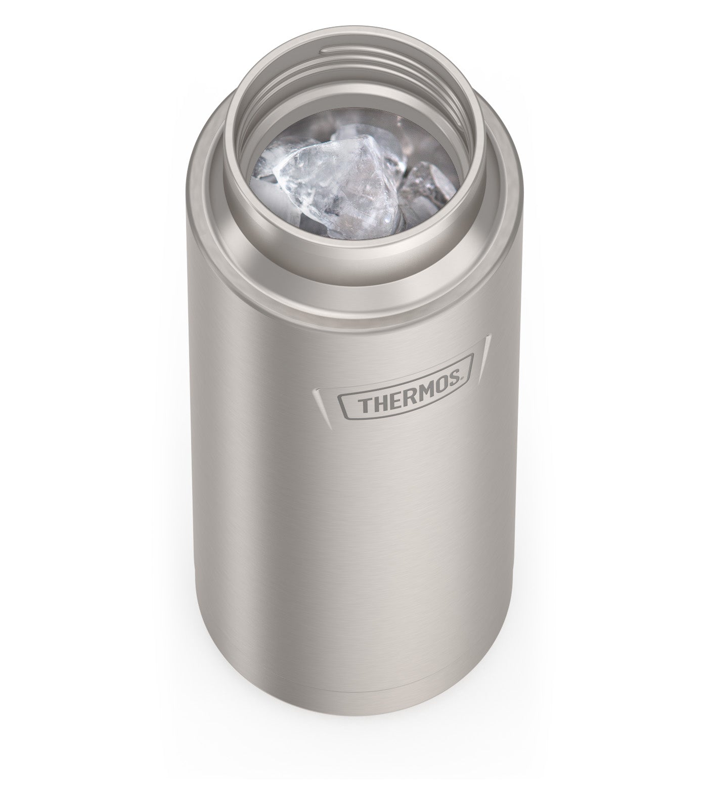 24oz (710ml) Icon™ Water Bottle with Screw Top Matte Stainless Steel