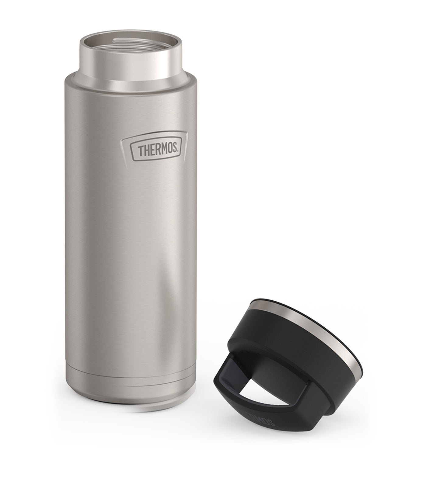 24oz (710ml) Icon™ Water Bottle with Screw Top Matte Stainless Steel