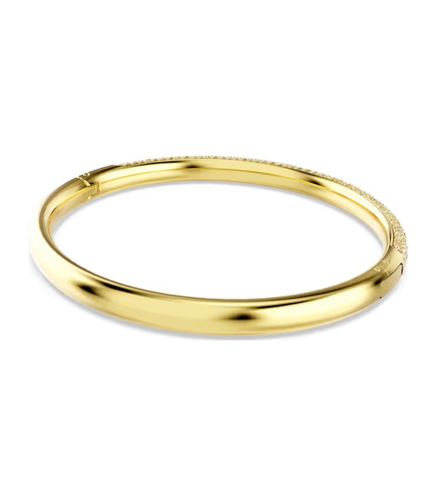 Swarovski Sublima Bangle Snow Pavé, Gold Tone, Gold-Tone Plated