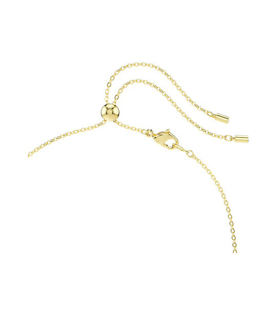 Constella Necklace Mixed Cuts, Green, Gold-Tone Plated