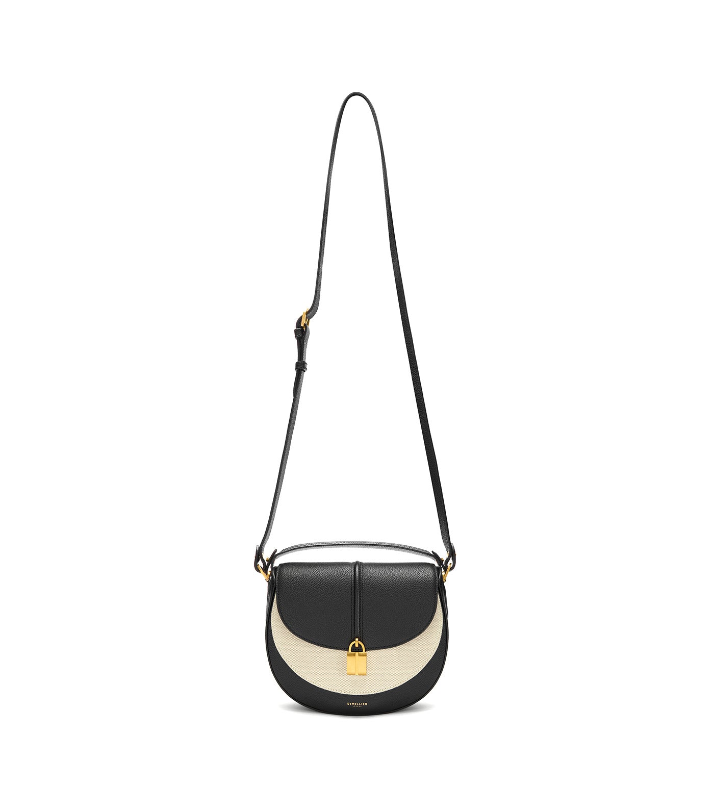 DeMellier Siena Saddle Bag Salt Pepper/Black