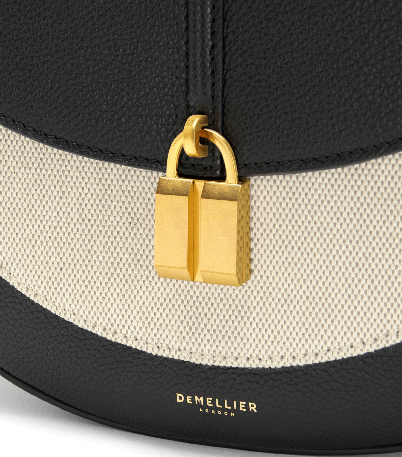 DeMellier Siena Saddle Bag Salt Pepper/Black