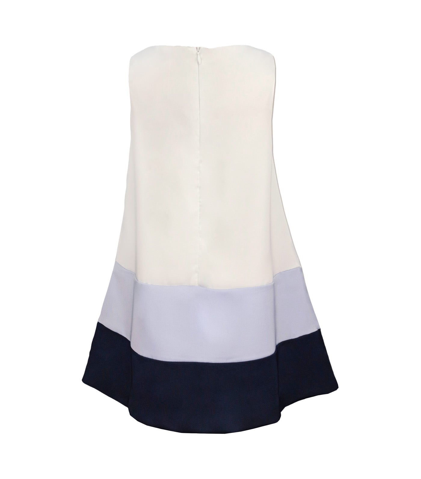 Orelie Girls Colorblock Shift Dress Navy