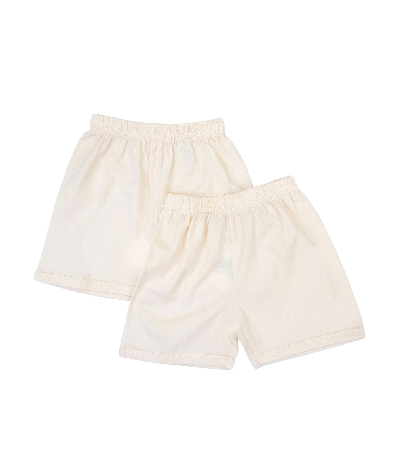 Organic Layette Shorts 2pcs Beige