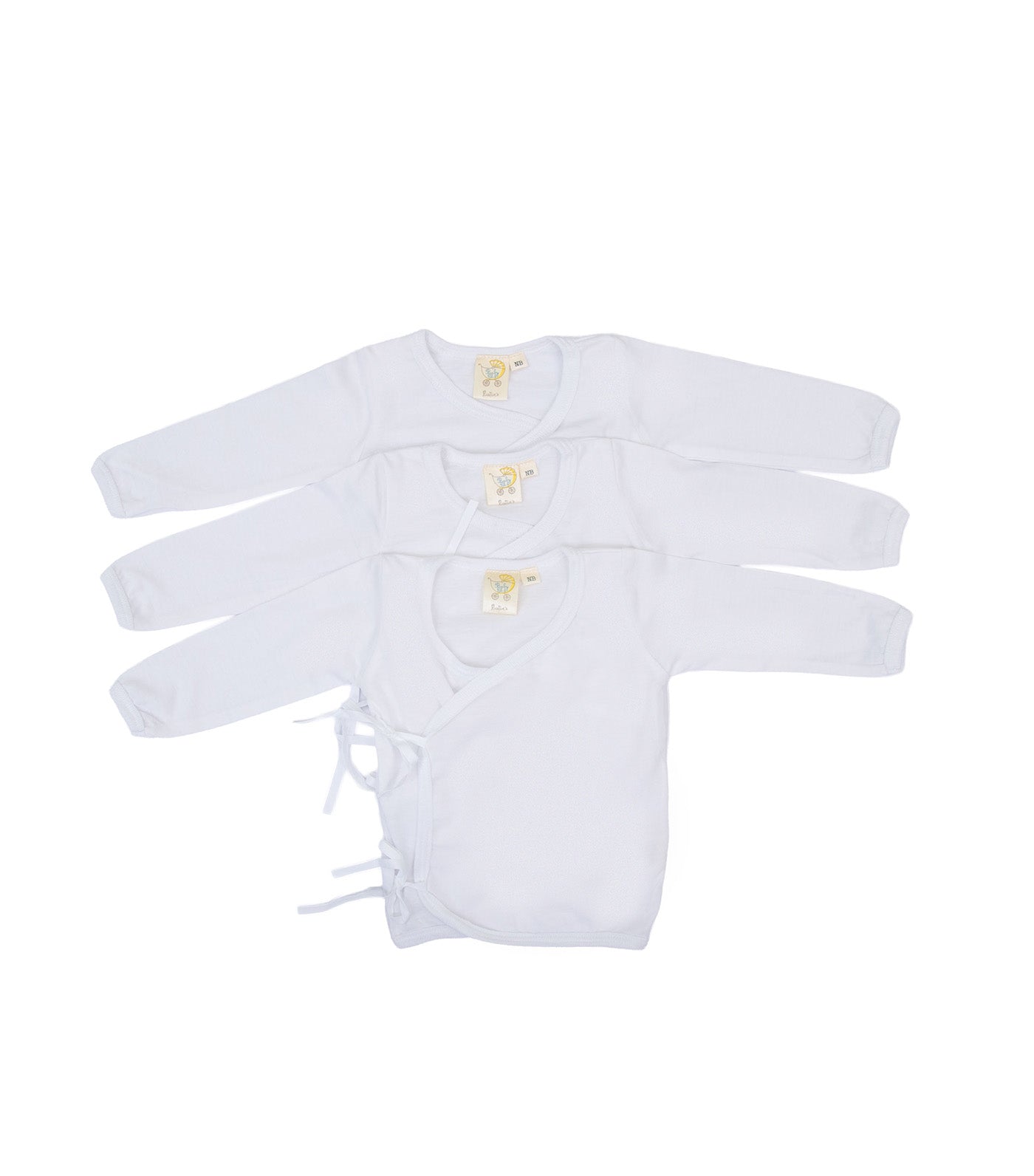 Long Sleeves Side 3pcs Sanitized White