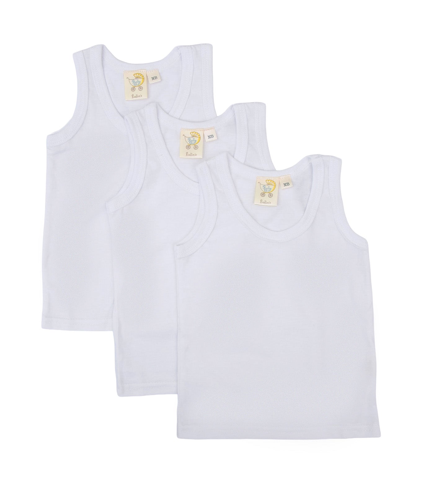 Baby Club 3-Piece Sando Sanitized White