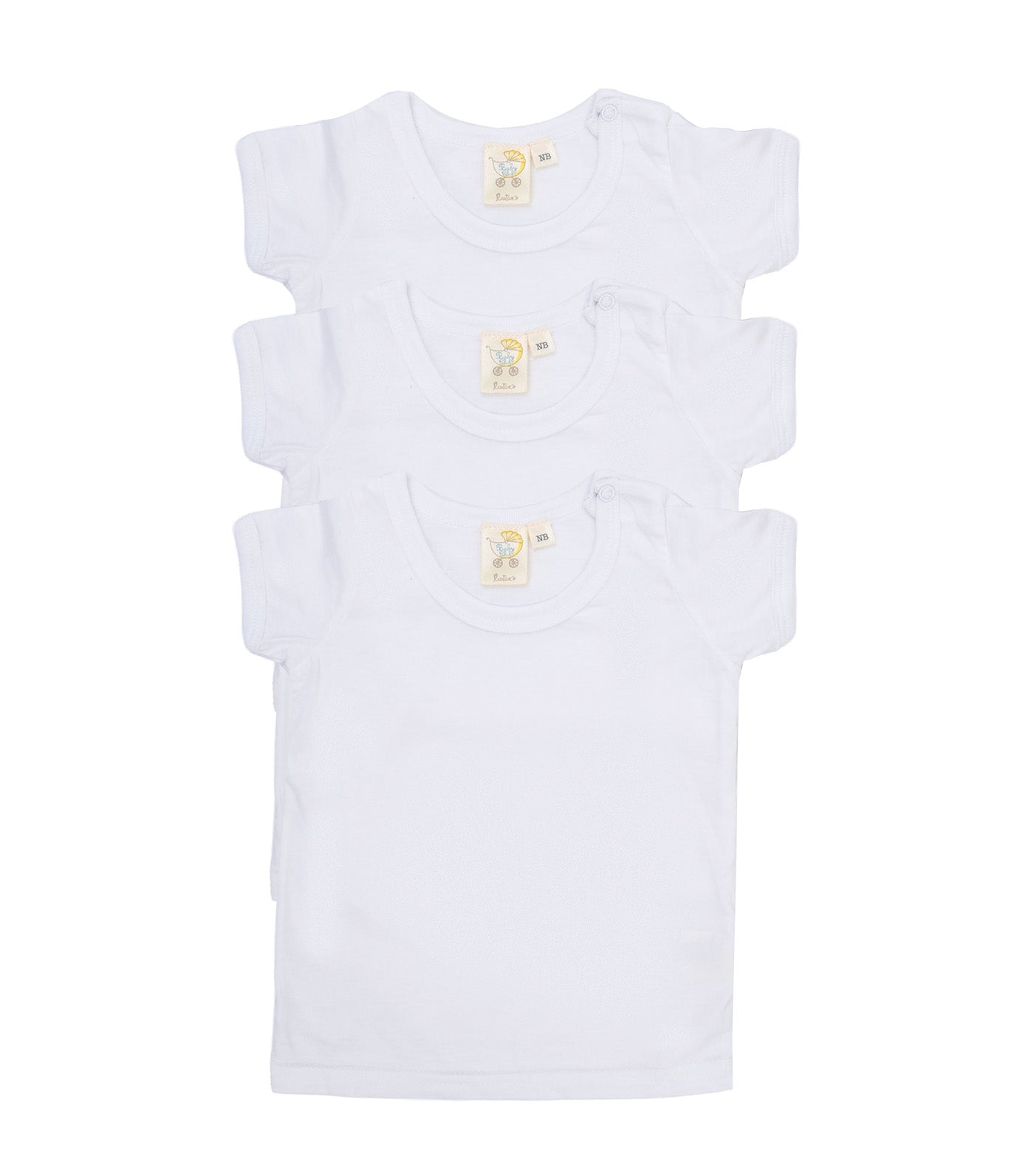 Baby Club 3-Piece T-Shirt Sanitized White