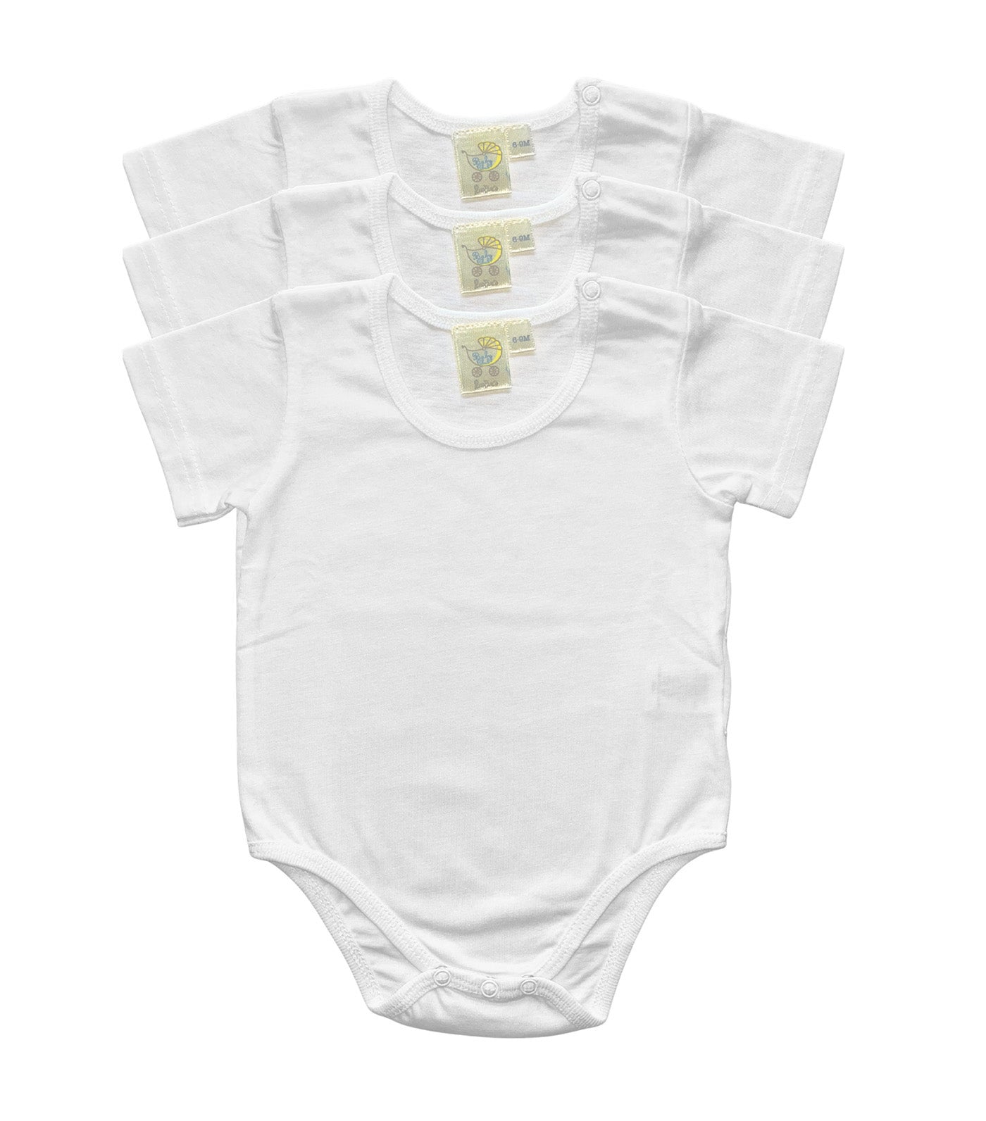 3pcs. Shortsleeve Bodysuit