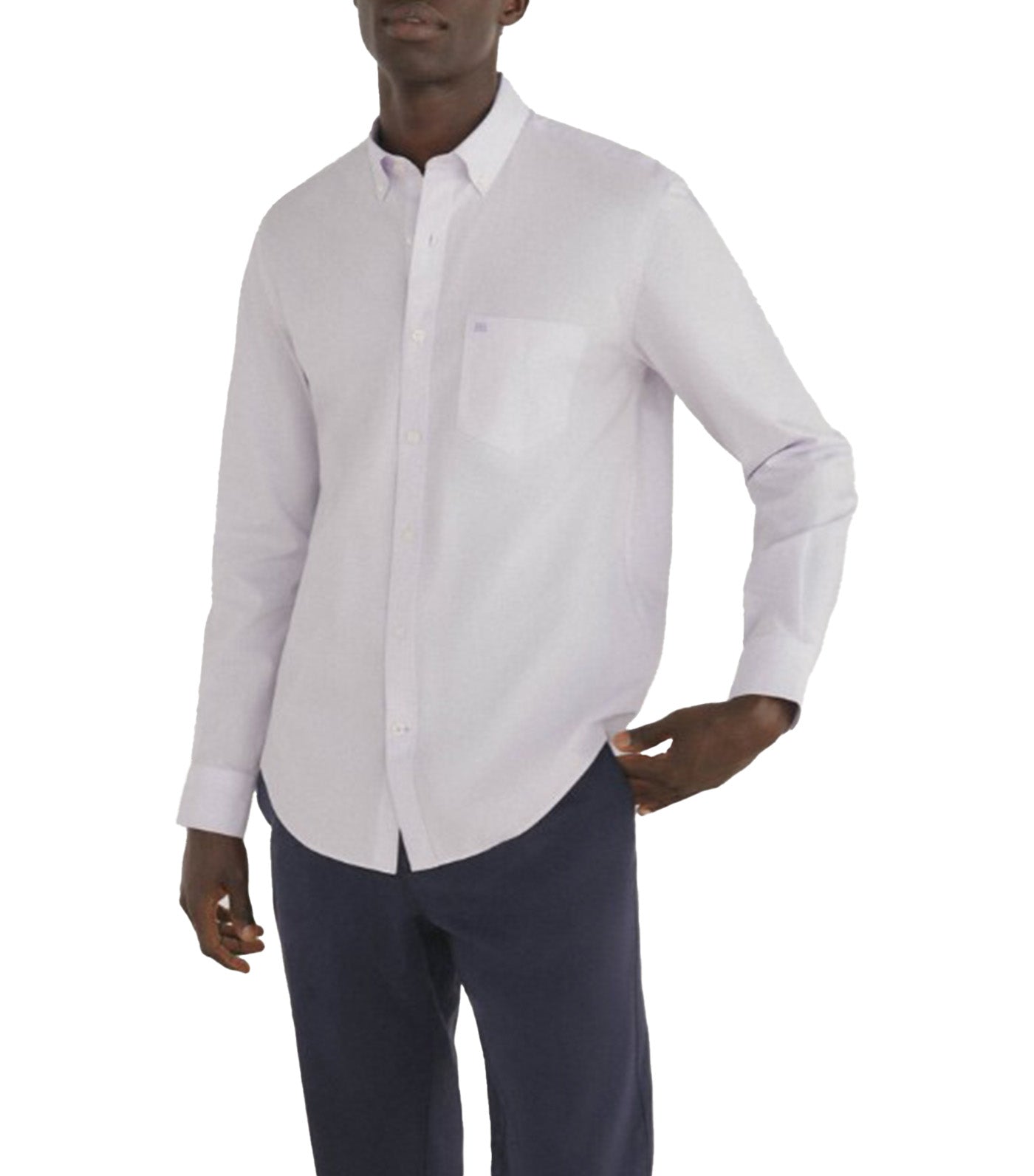 Non Iron Stain-Resistant Checkered Shirt