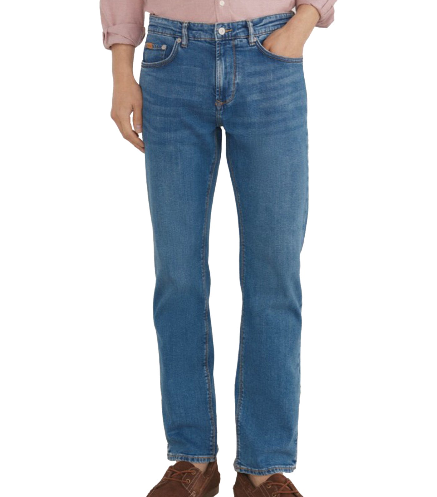 Premium Flex Regular Fit Jeans Medium Blue