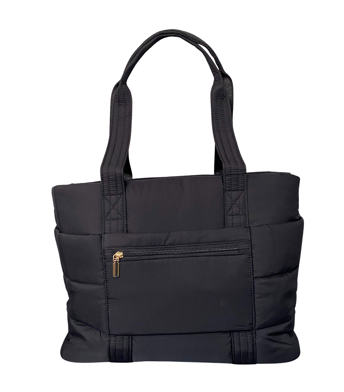 Bebe Chic Margaux Puff Tote Black