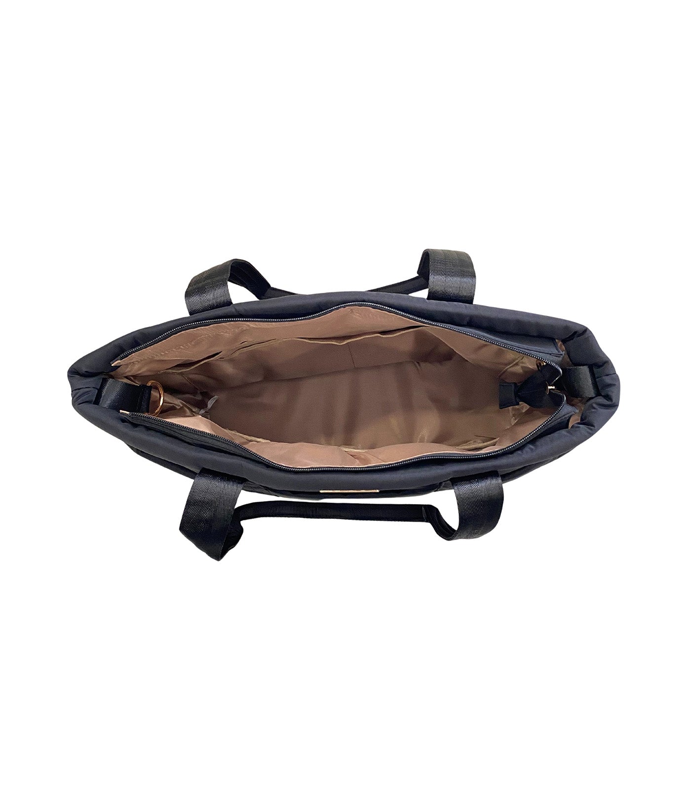 Bebe Chic Margaux Puff Tote Black