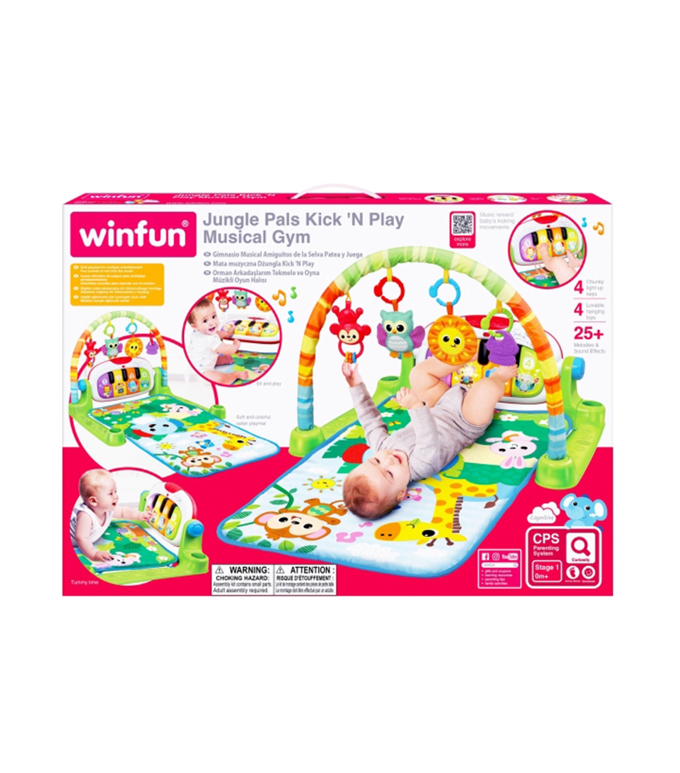 Jungle Pals Kick 'N Play Musical Gym