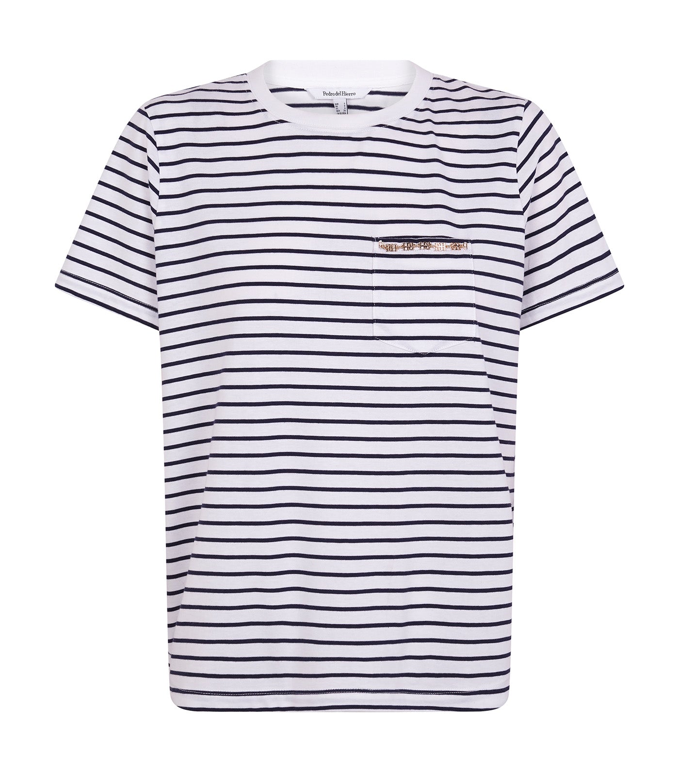 Women's Knitted T-Shirt Navy