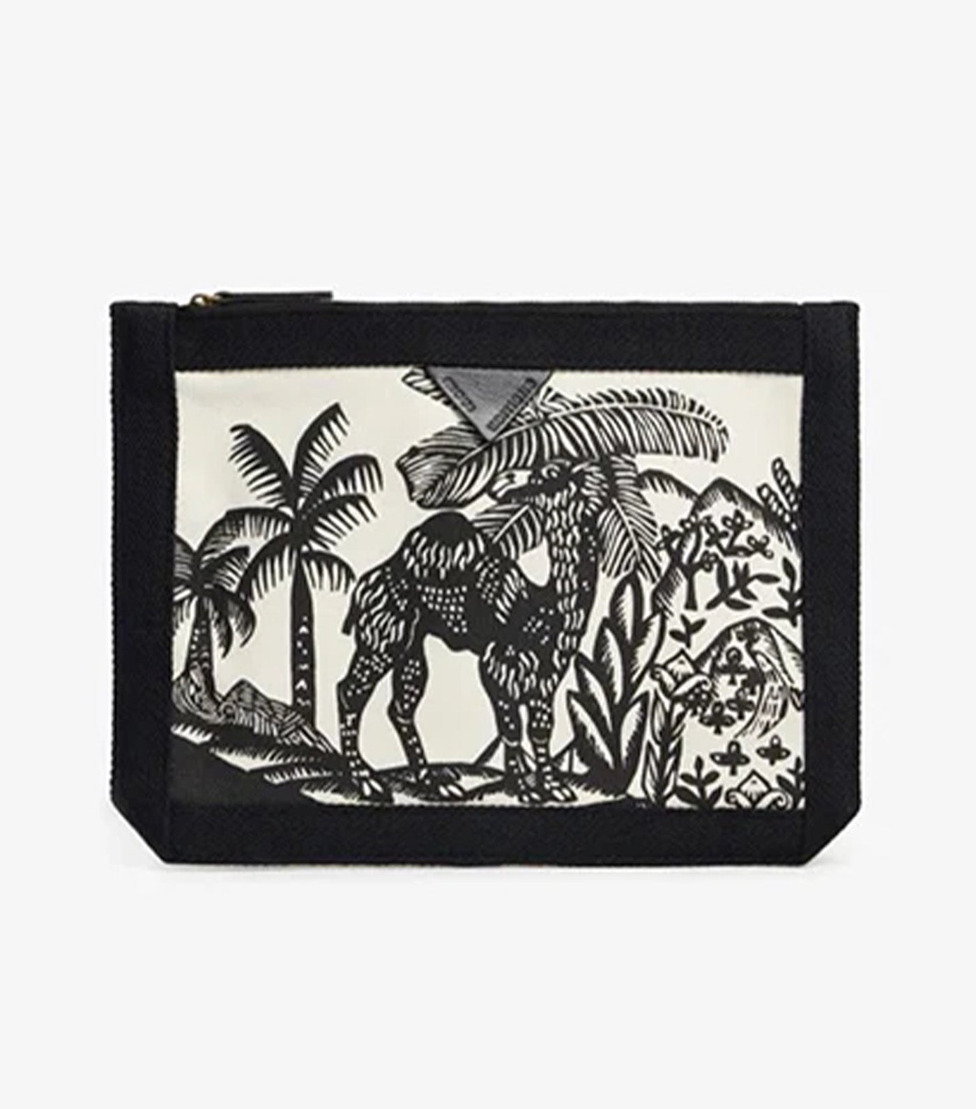 Dromadaire Et Poulpe Pouch - Black and White