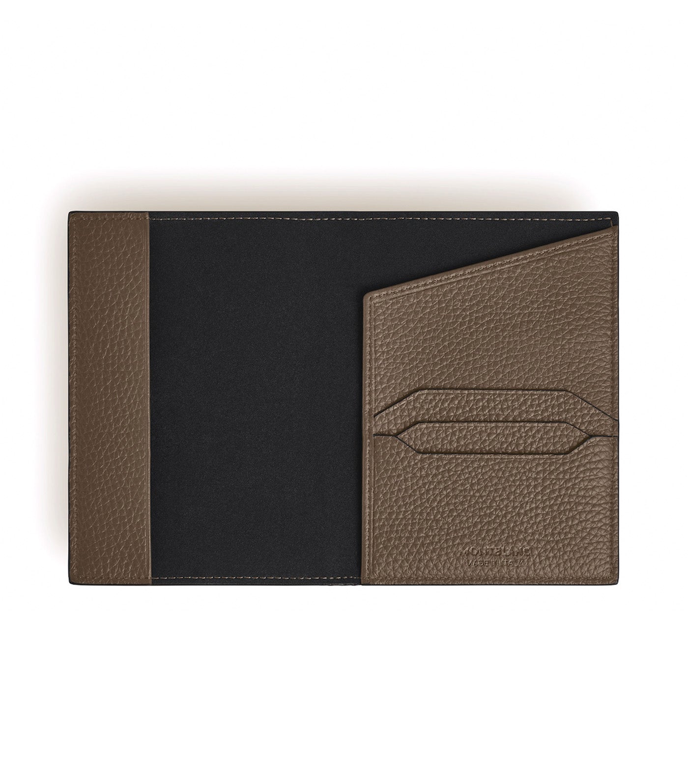 Montblanc Grain Passport Holder Brown
