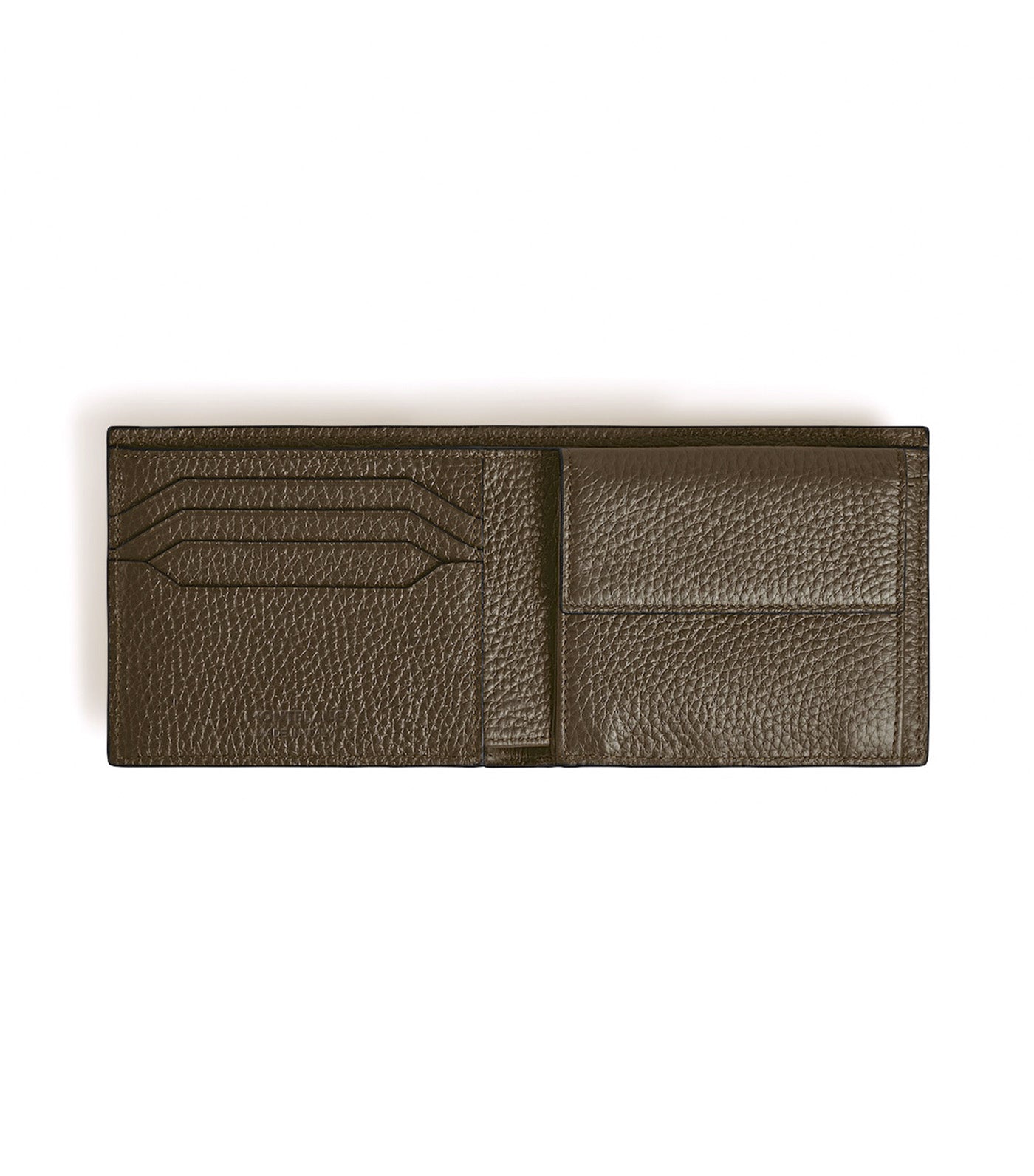 Montblanc Grain Wallet 4cc Coin Case Brown