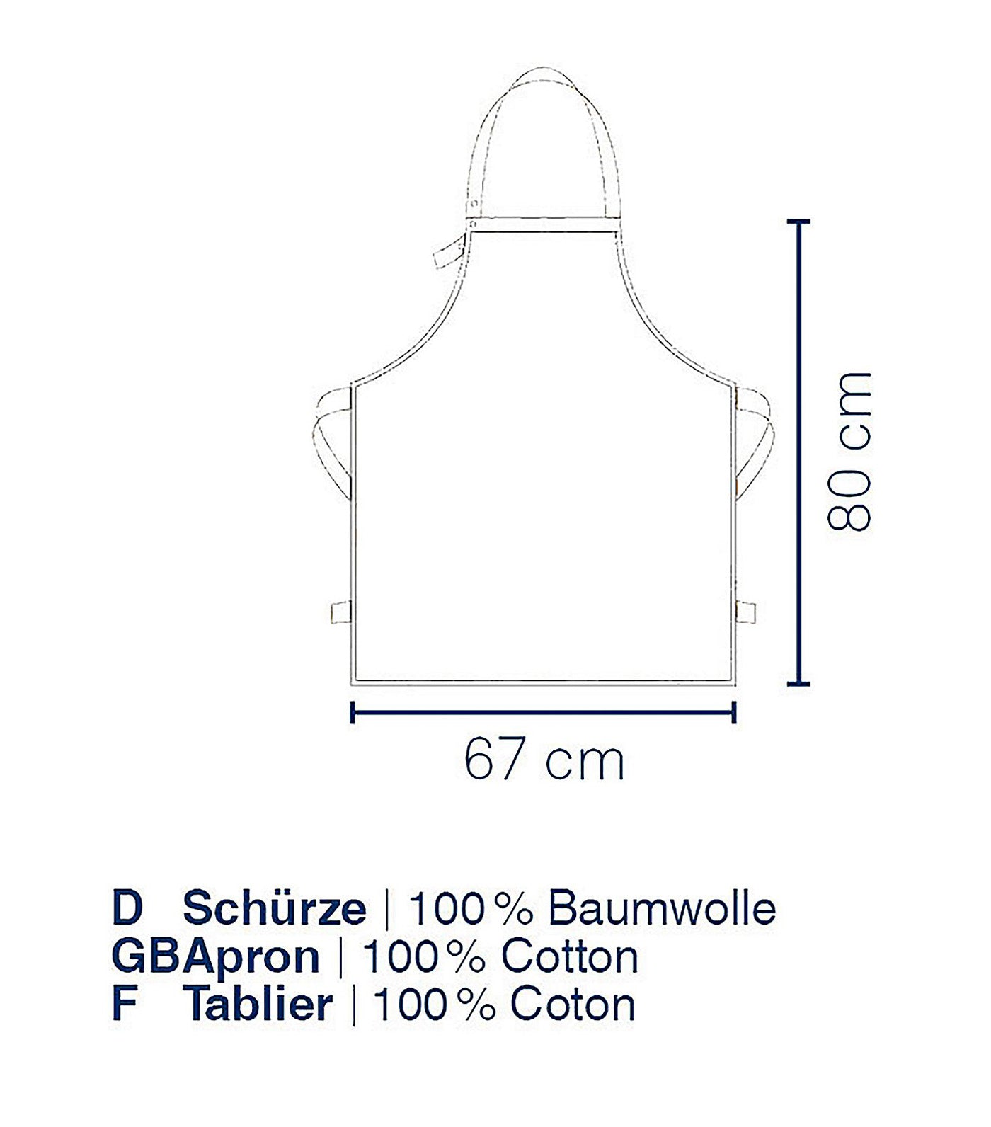 Apron Cora Light Green/Green