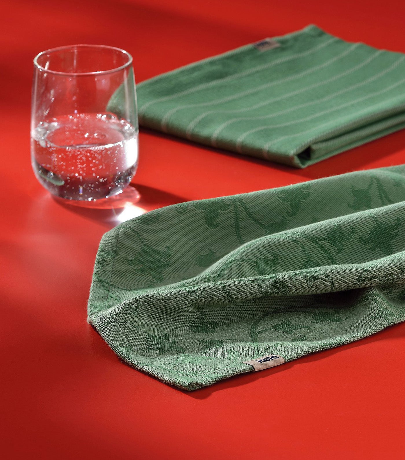 Oven Glove Cora Light Green/Green