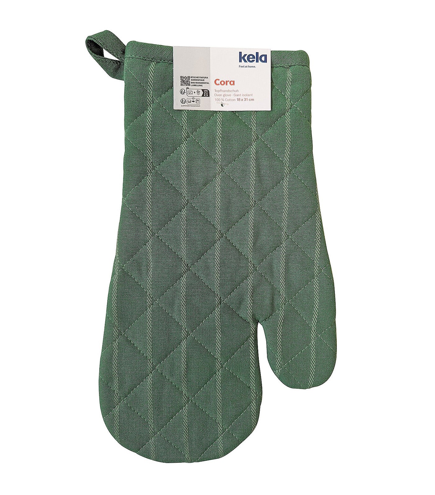 Oven Glove Cora Light Green/Green