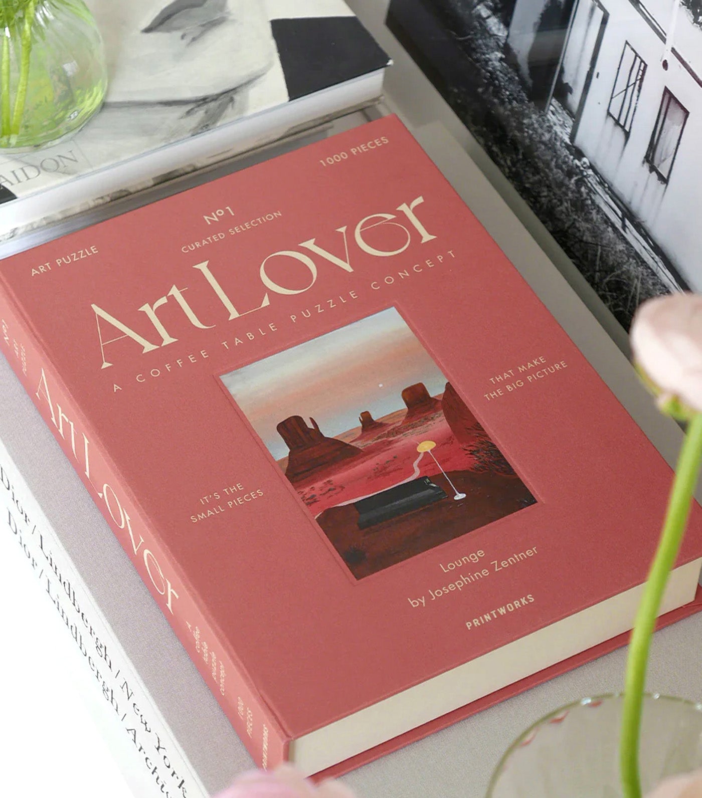 PRINTWORKS Art Lover Book Puzzle - Lounge, 1000 Pieces