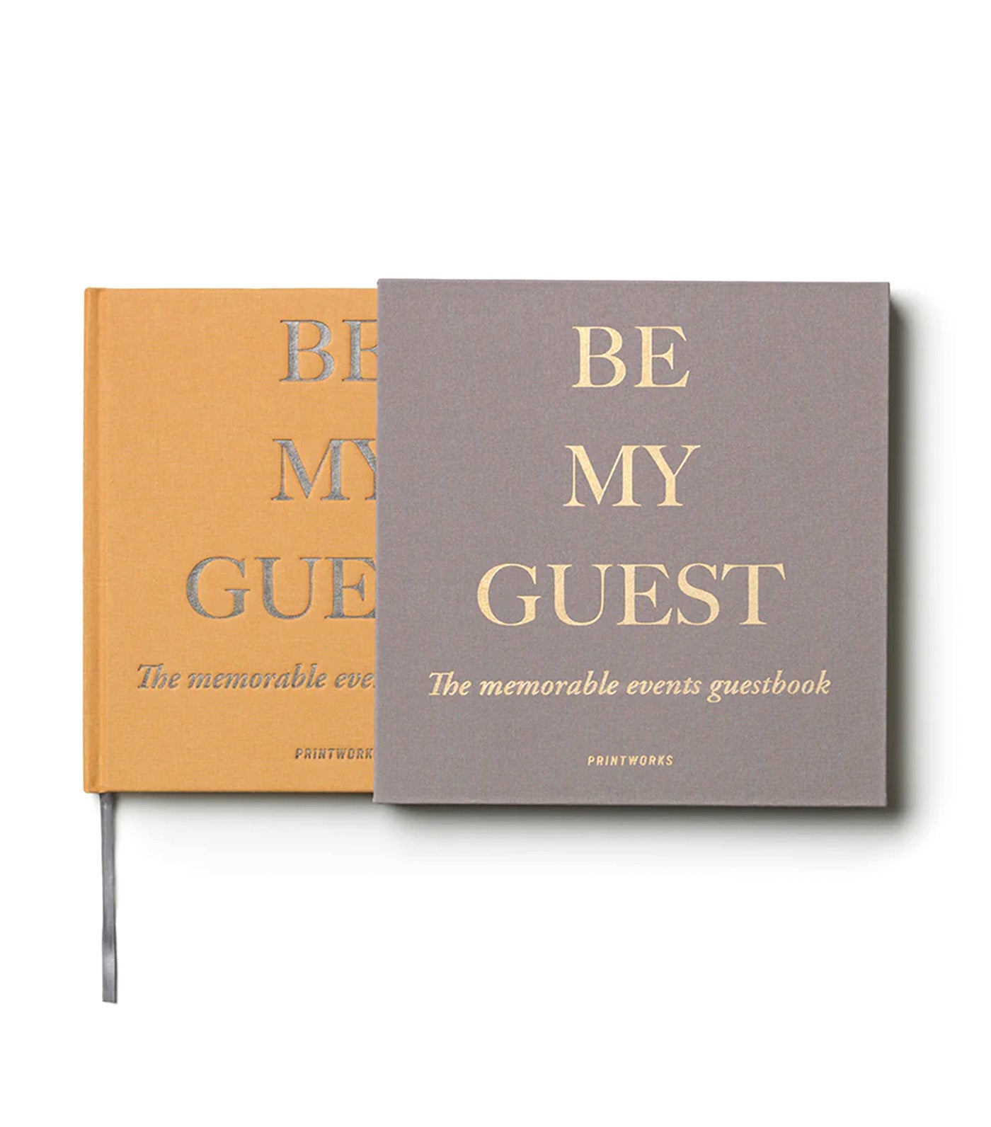 PRINTWORKS Guest Book - Beige/Yellow