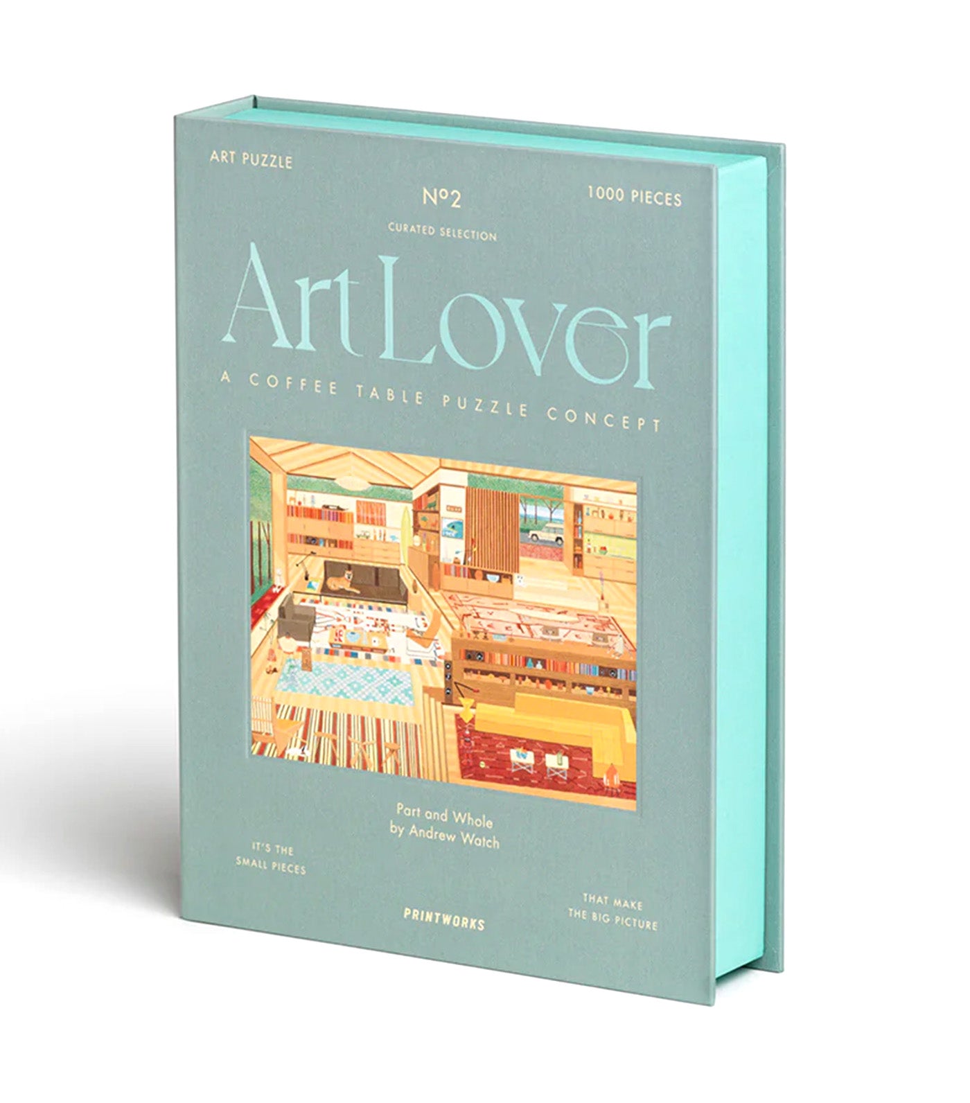 PRINTWORKS Art Lover Book Puzzle - Part and Whole, 1000 Pieces