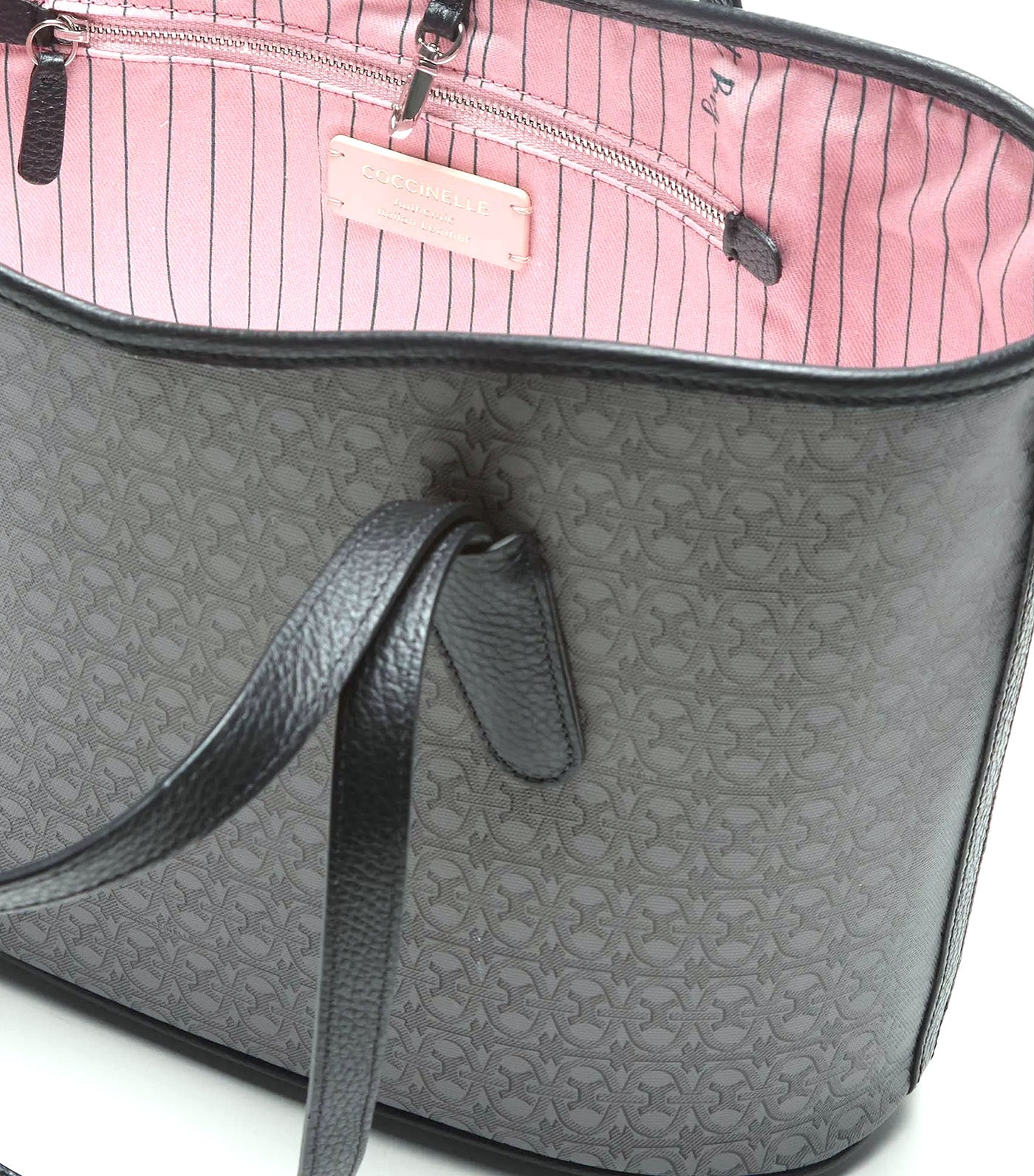 New Never without Bag Coated Monogram Medium