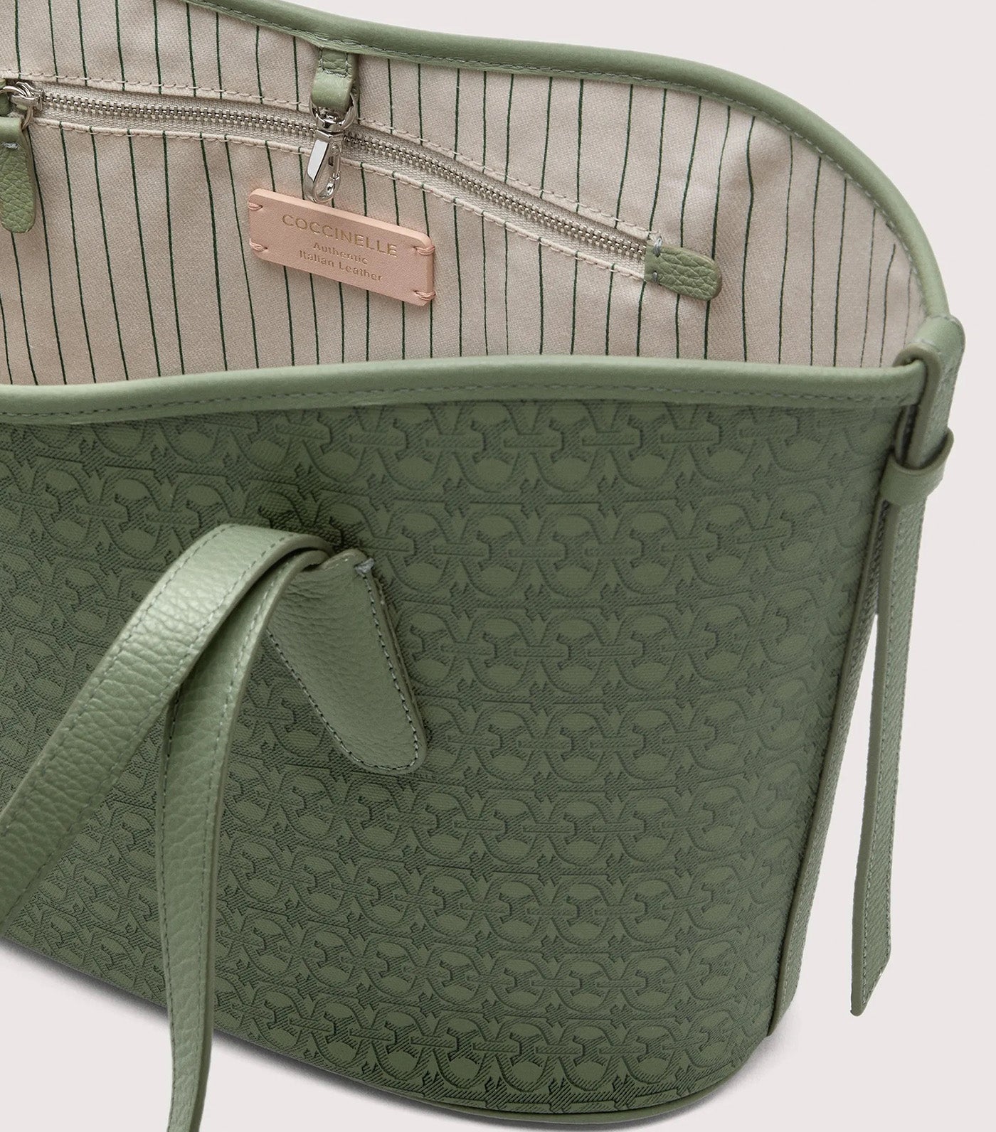 New Never without Bag Coated Monogram Medium