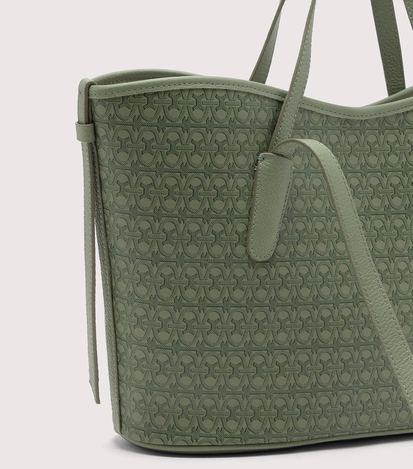 New Never without Bag Coated Monogram Medium