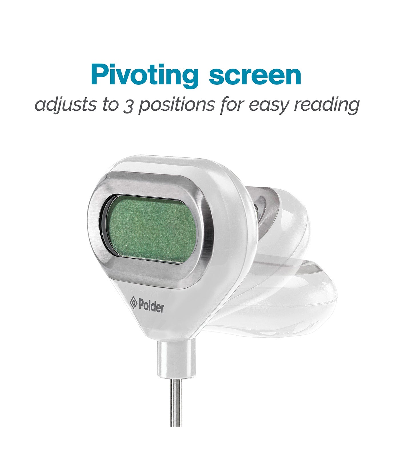 Pivoting Screen Instant Read Thermometer