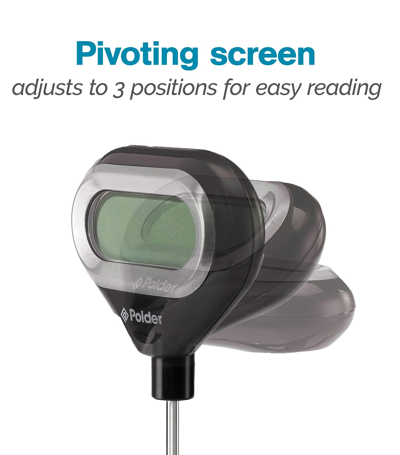 Pivoting Screen Instant Read Thermometer