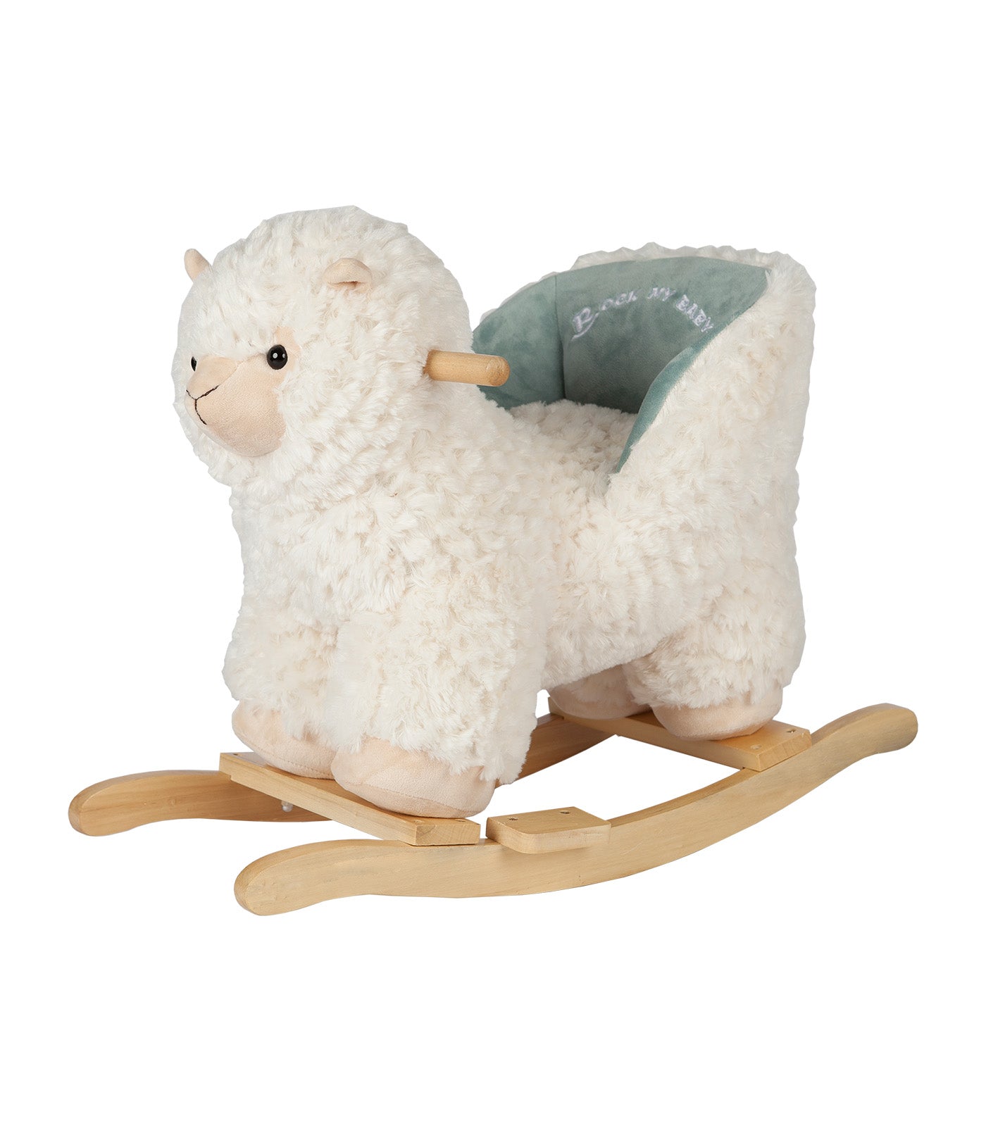 Rocking Llama with Chair White
