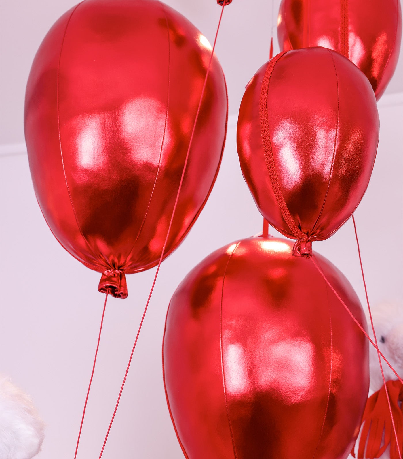 Balloon 6in Metallic Red