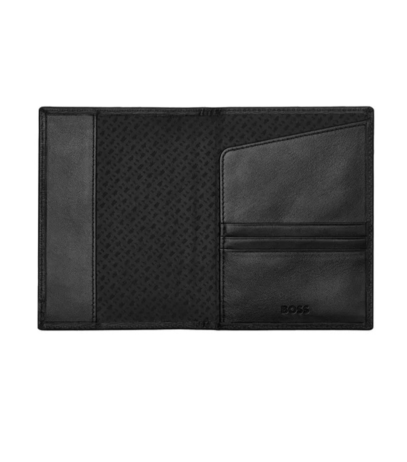 HUGO BOSS Passport Holder Iconic Black