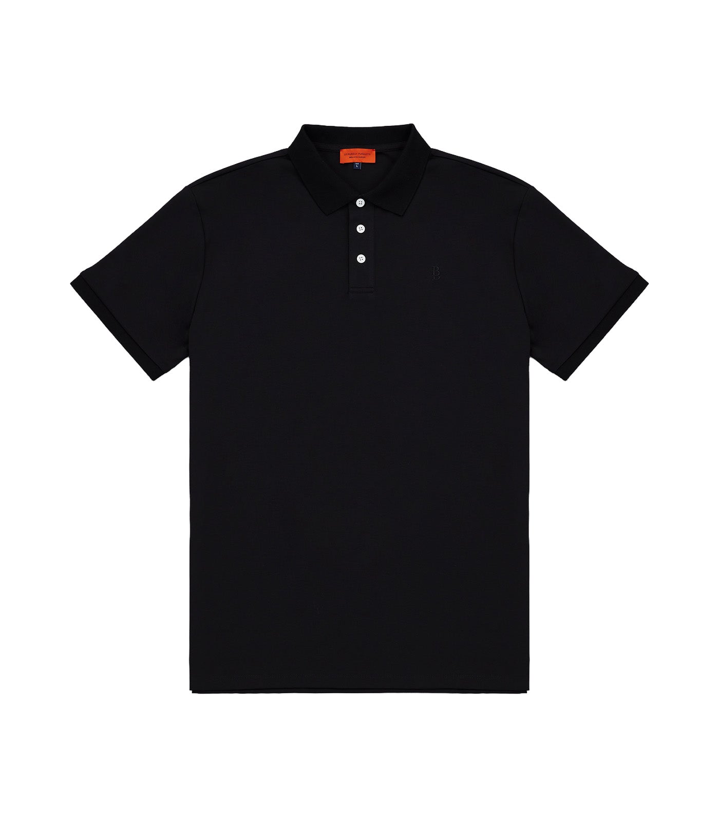 Benjamin Barker Performance Tech Rib Polo Black