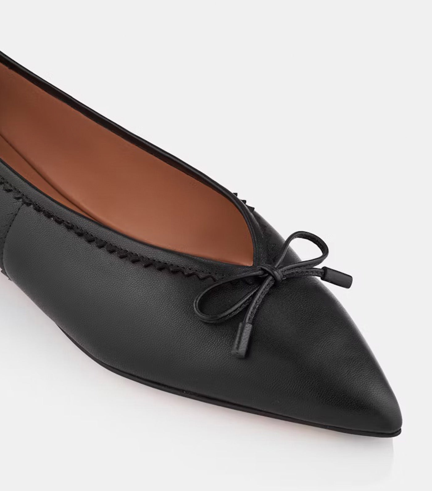 Sylvie Ballerina Flats Black
