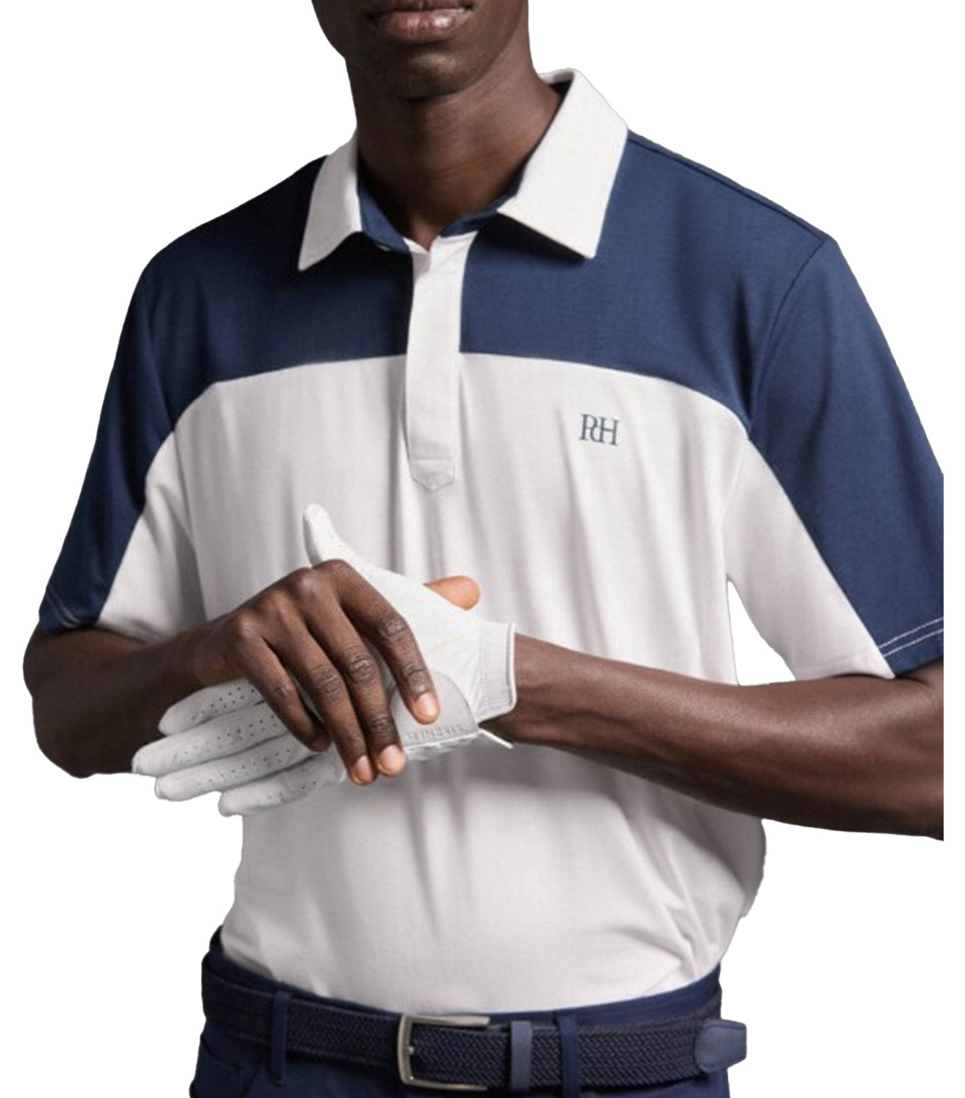 Golf Contrast Polo White
