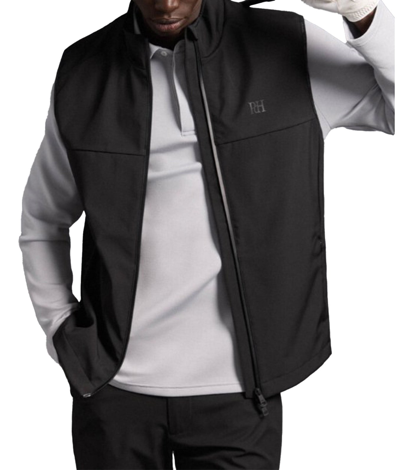 Plain Golf Vest Black