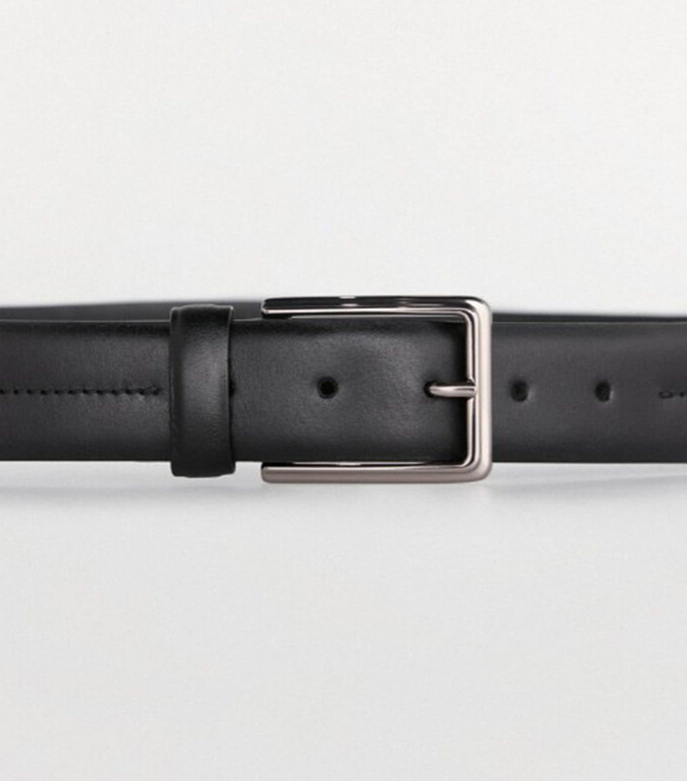 Sport Leather Belt Black