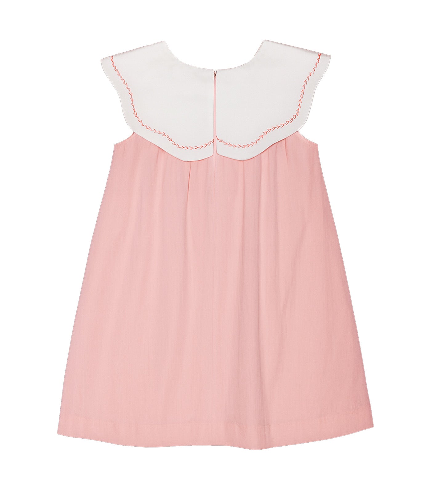 Ramie Baby Girls Embroidered Dress