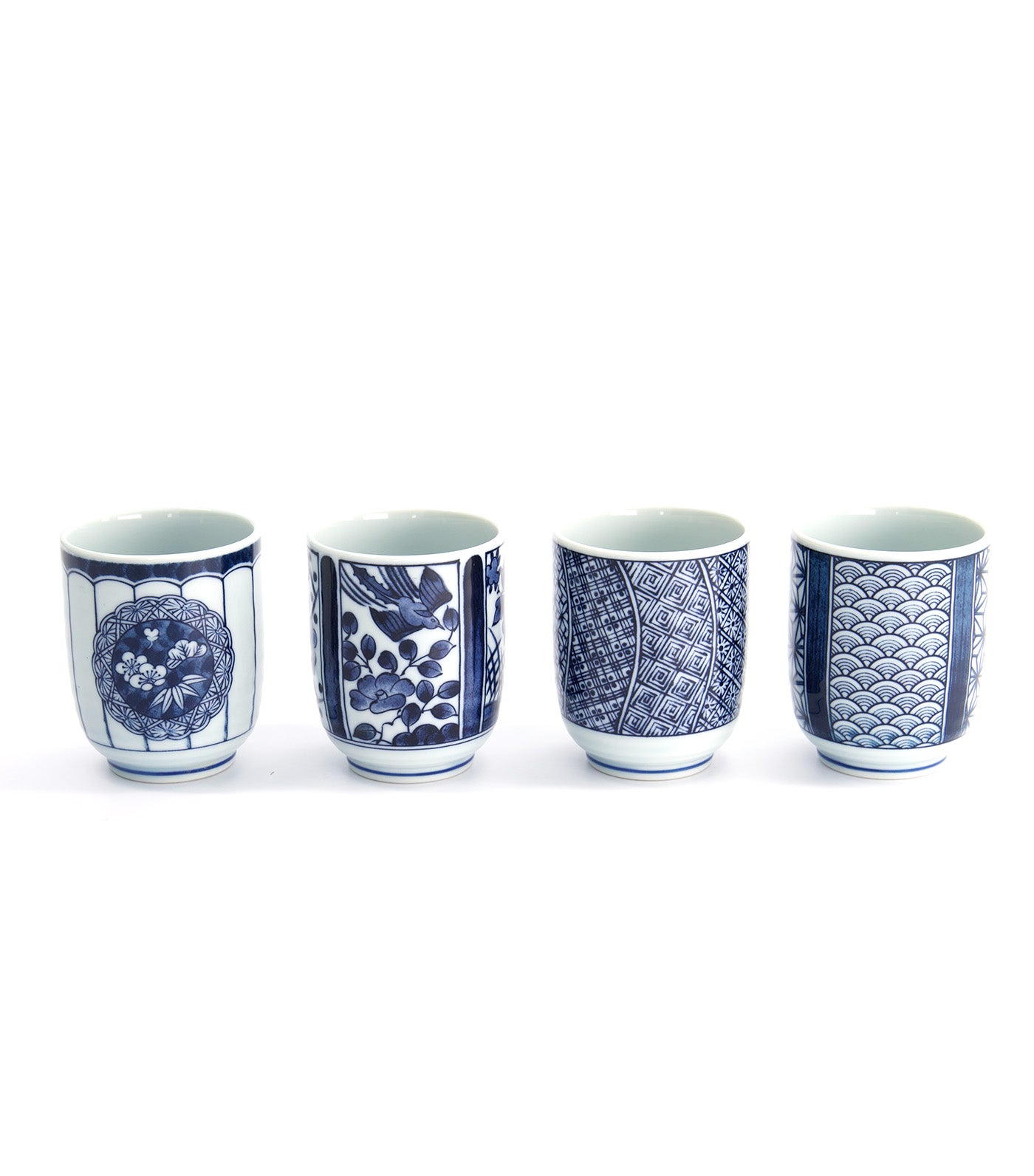 Tokyo Design Studio Teacup 160ml Set of 4 Blue/White