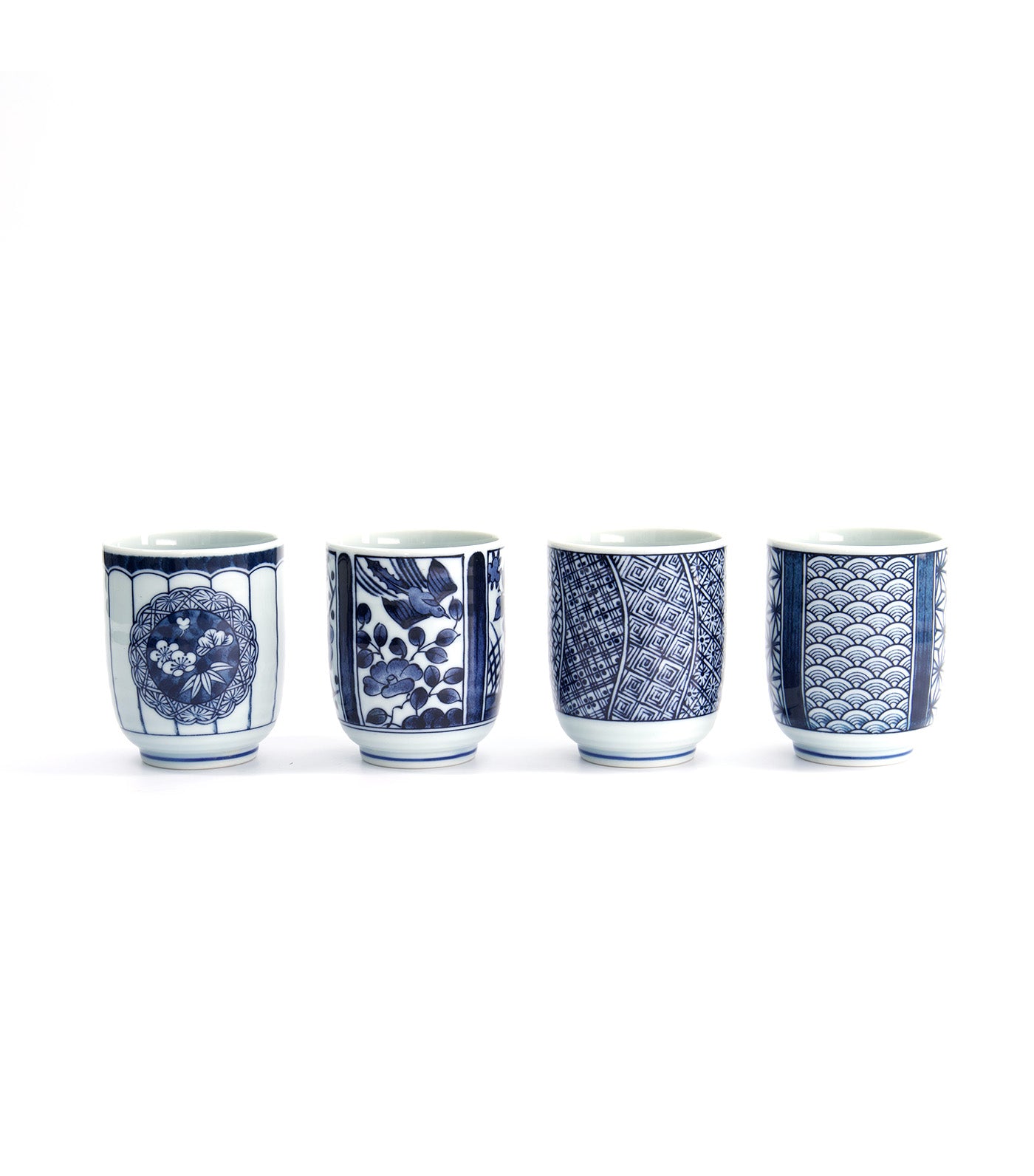 Tokyo Design Studio Teacup 160ml Set of 4 Blue/White
