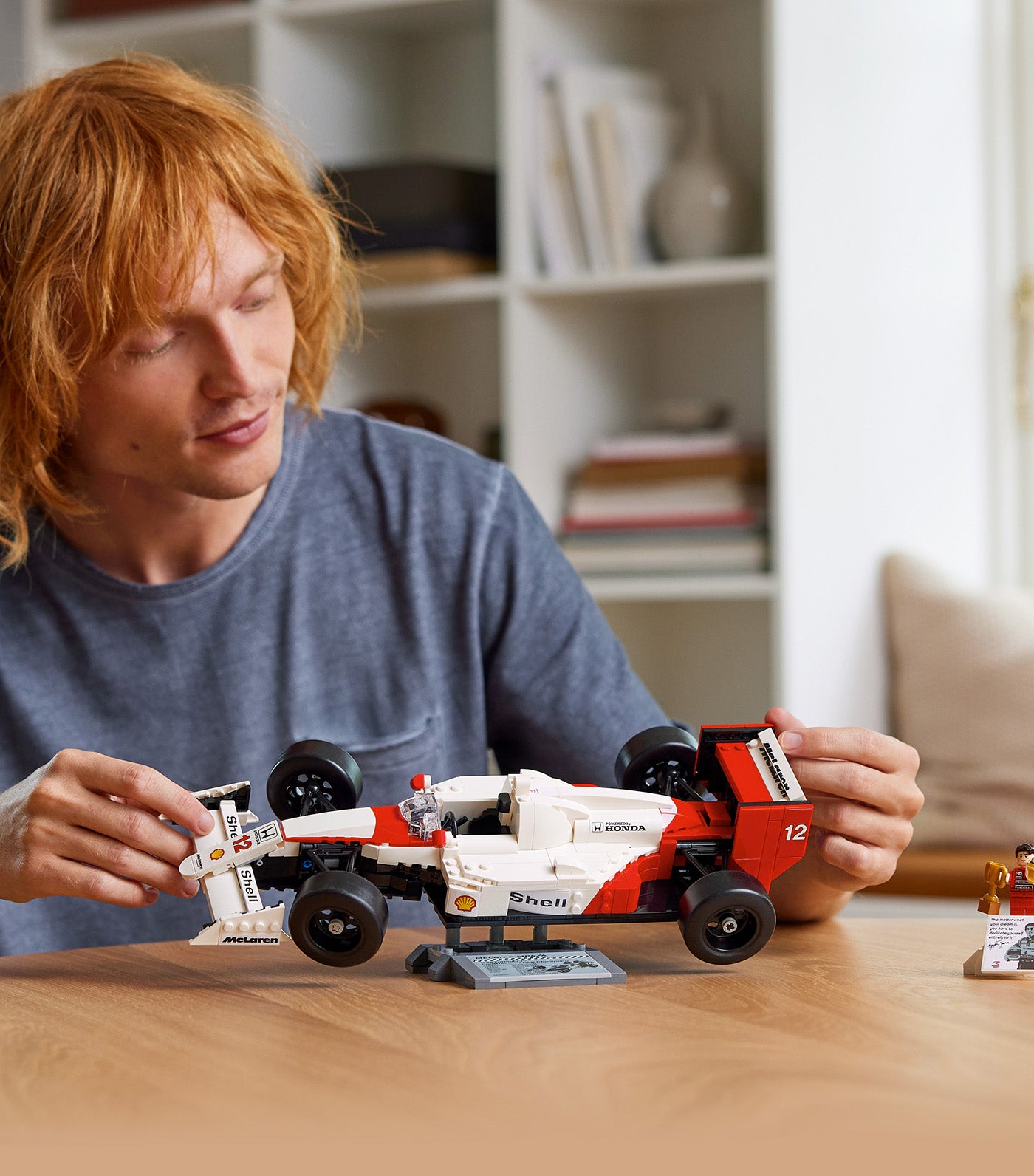 LEGO® Icons McLaren MP4/4 and Ayrton Senna