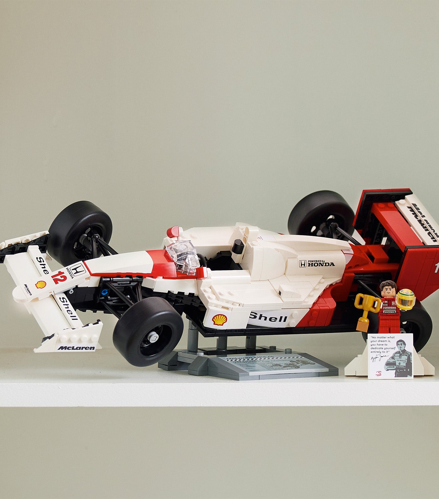LEGO® Icons McLaren MP4/4 and Ayrton Senna